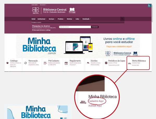 Garanta seu acesso à biblioteca virtual da UFPA